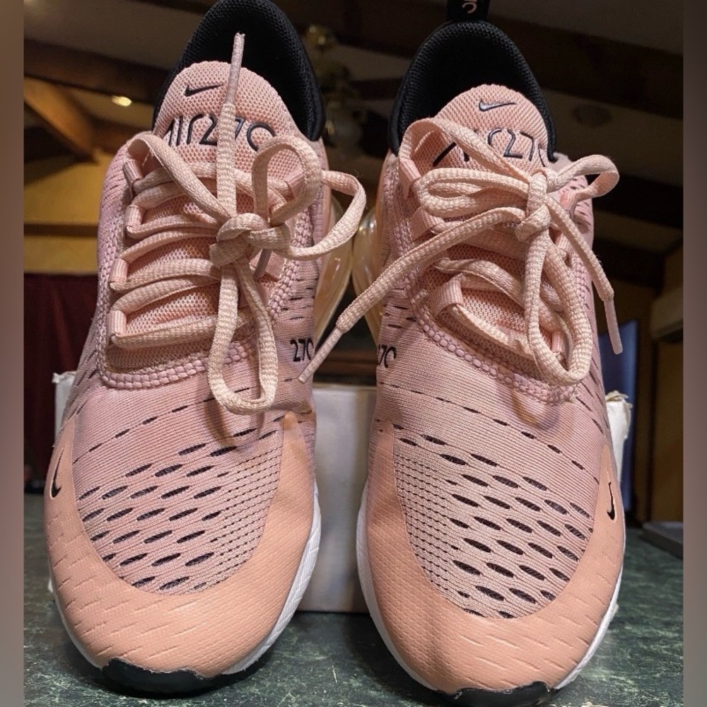 🪸US 6.5- Nike Air Max 270 “Coral Stardust" Women's Mesh Sneakers AH6789-600 - Picture 10 of 16